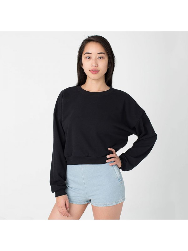 Plain cropped sweatshirt shop